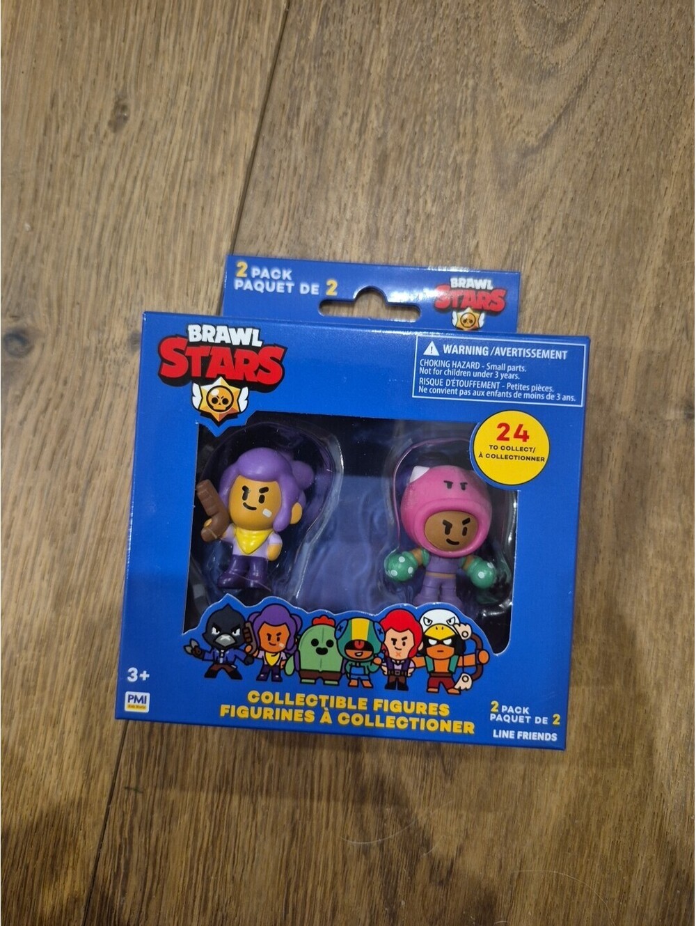 BRAWL STARS COLLECTIBLE FIGURES 2-PACK | SHELLY + ROSA NEW SEALED